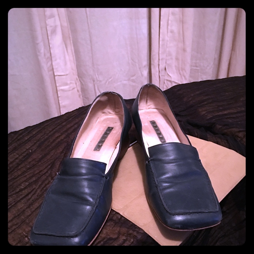 Navy loafer